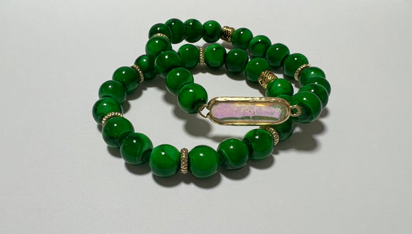 Jade (Green) Gemstone Bracelet