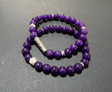 Purple Natural Stone Bracelet